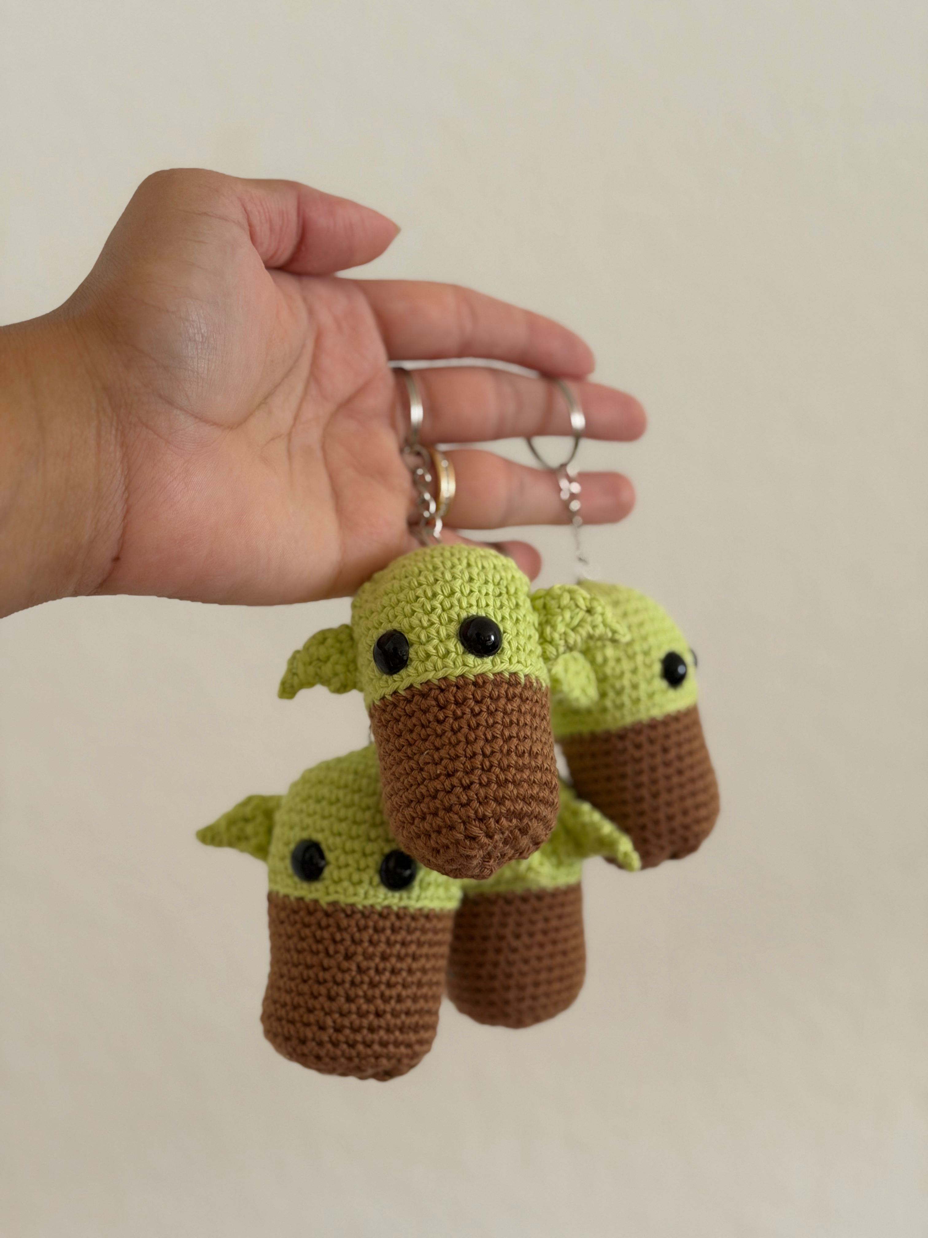 Baby Yoda Amigurumi Keychain
