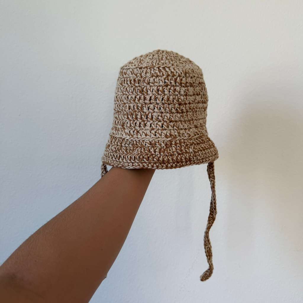 Brown and Beige Mix Bucket Hat thumbnail 2