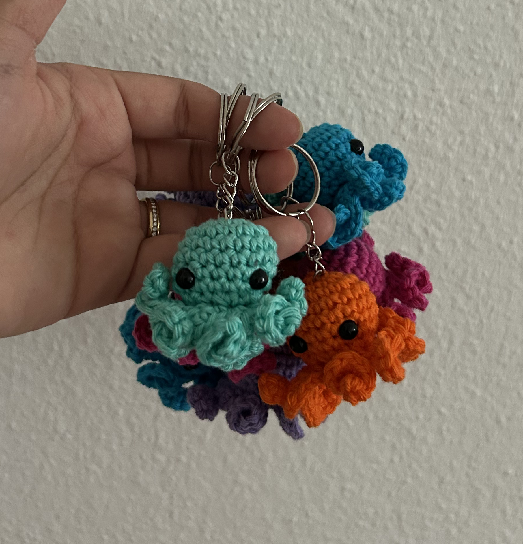 Mini Octopus Keychain