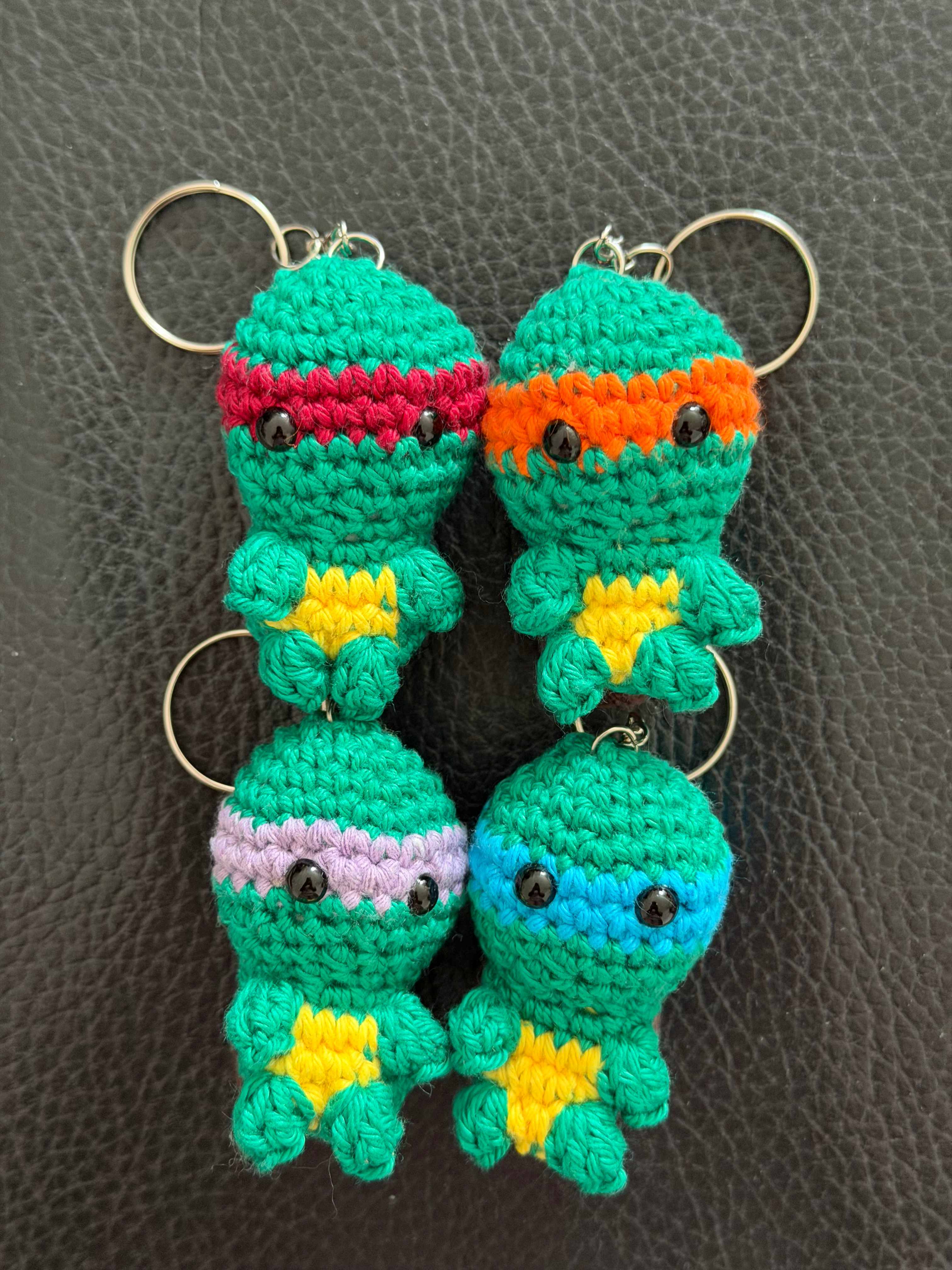 Ninja Turtle Amigurumi Keychain thumbnail 2