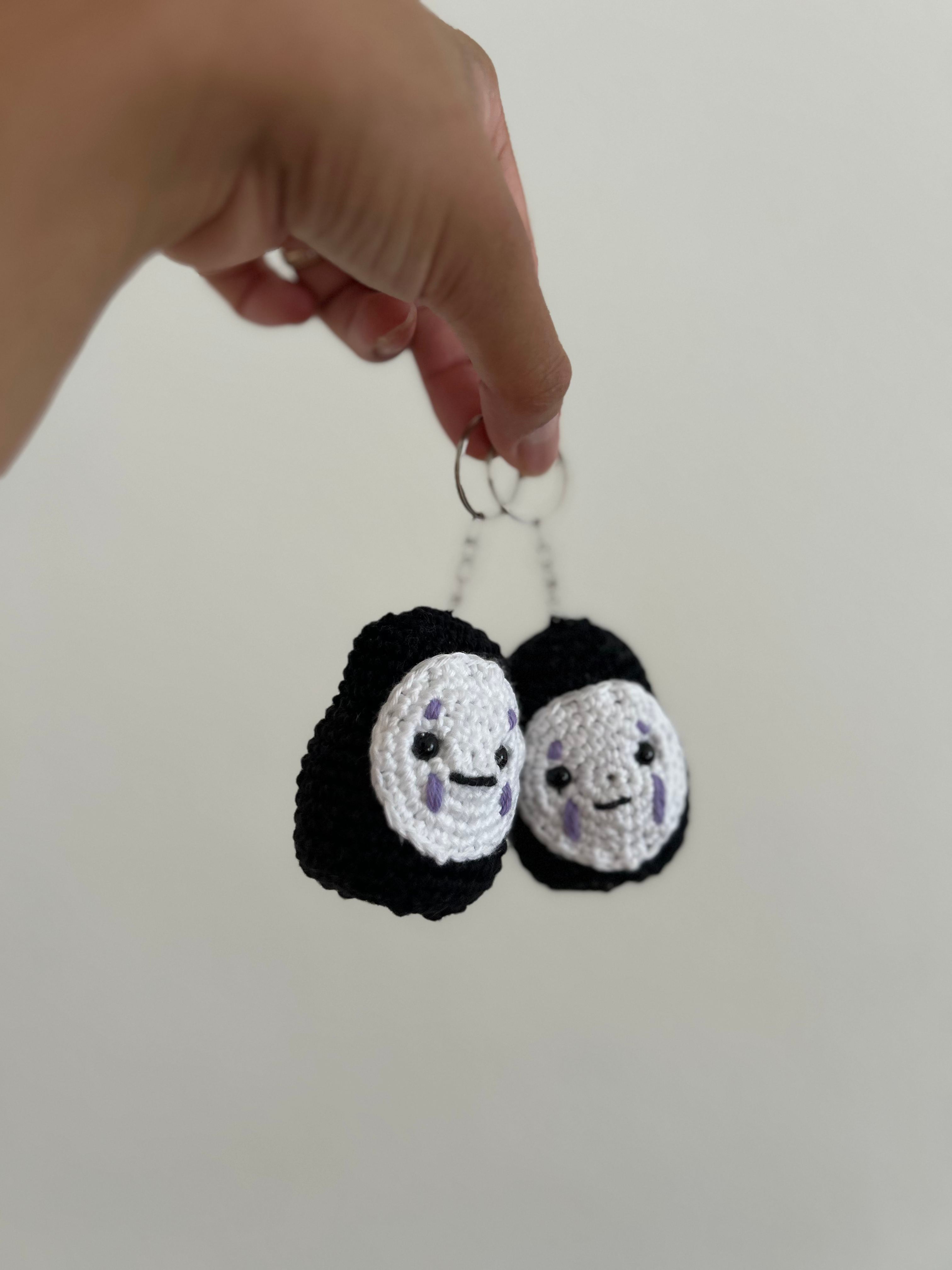 No Face Amigurumi Keychain thumbnail 2