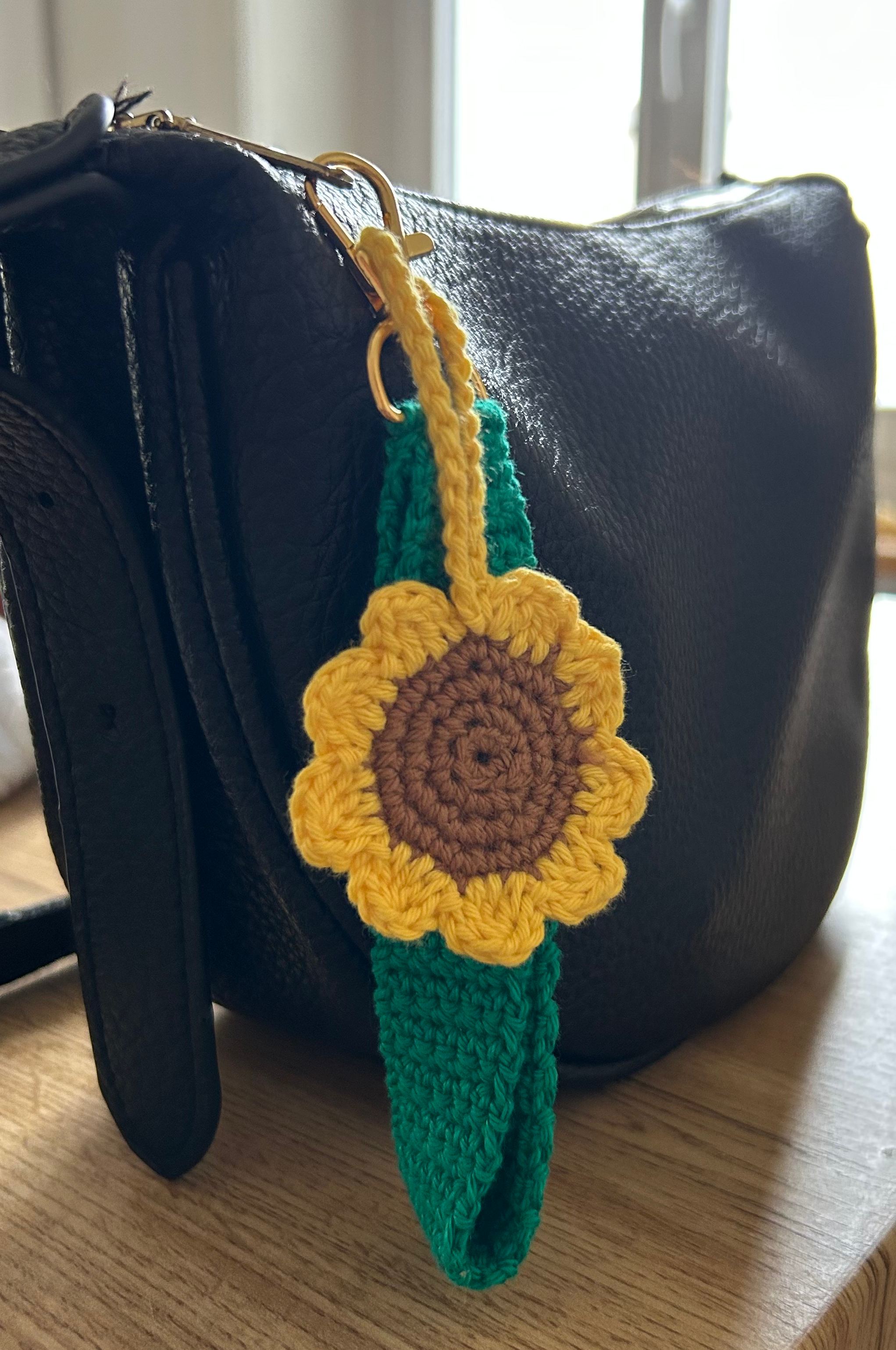 Sunflower Bag Charm Keychain thumbnail 2
