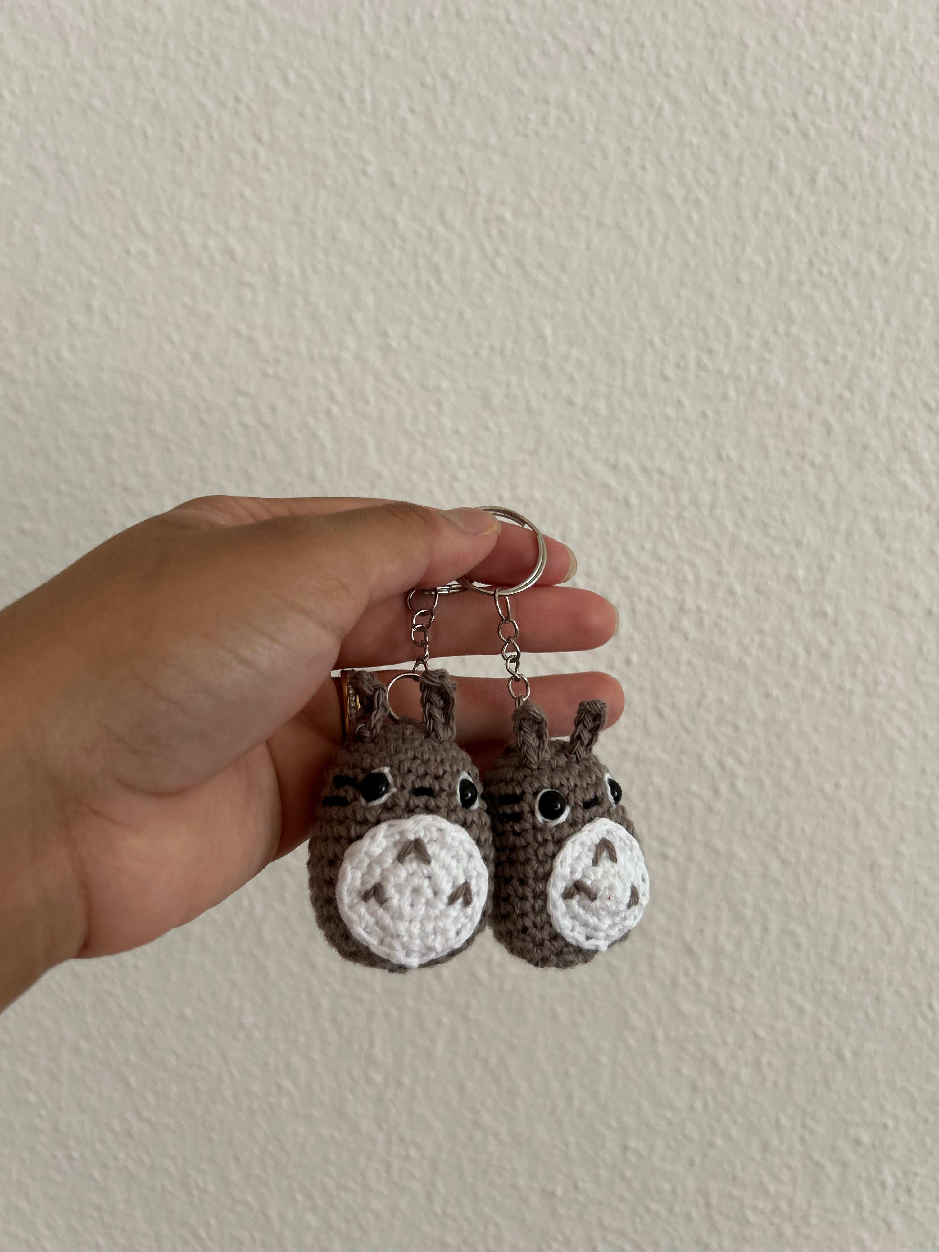 Totoro Amigurumi Keychain