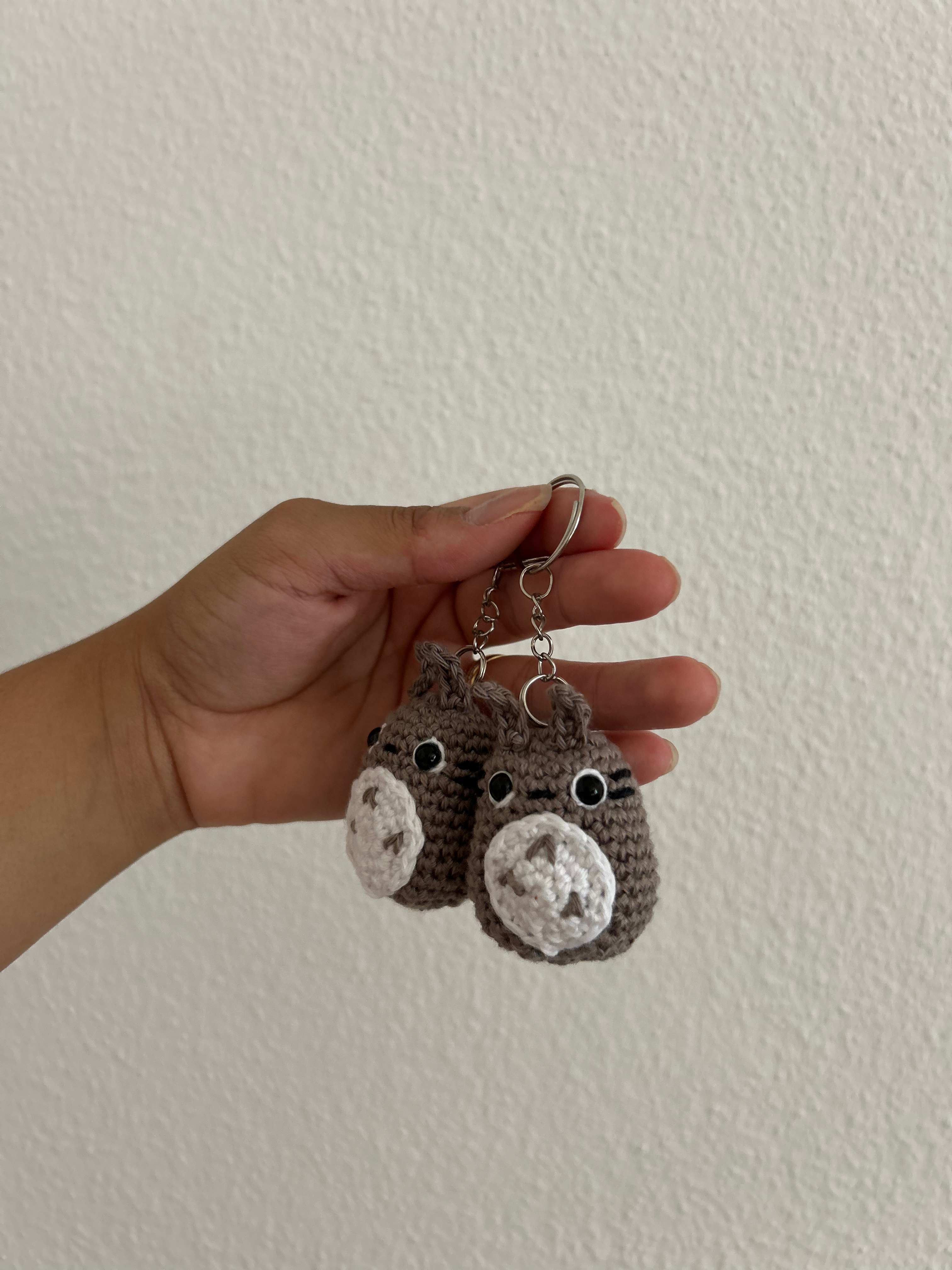 Totoro Amigurumi Keychain thumbnail 2