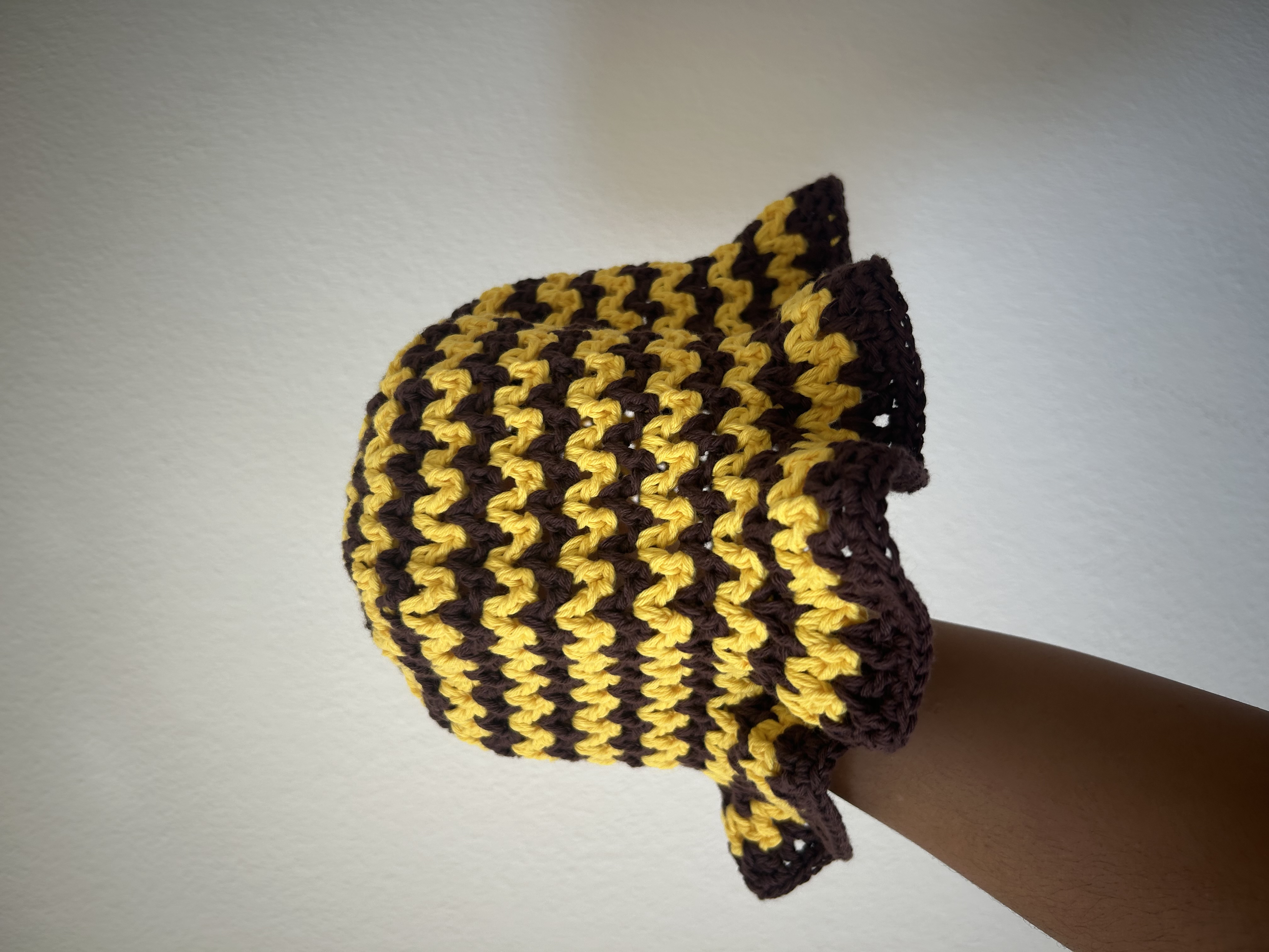 Yellow Striped Bucket Hat